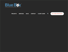 Tablet Screenshot of blueboxinteractive.com